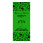 green black circles rack card