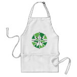 Green & Black Star Vector Design aprons