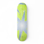 GREEN BLUE OBJECTS OF FUN SWIRLS skateboards