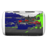 Green Blue Red Cars Blackberry Bold Cover