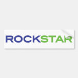 green blue rockstar bumper stickers