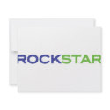 green blue rockstar invitations