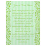 Green Blue Striped Swirled Flyer