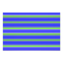 Green blue stripes photo