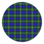 Green & Blue Tartan Stickers