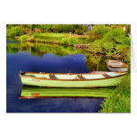 Green Boat Card
