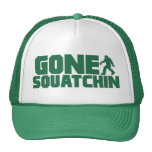Green Bobo GONE SQUATCHIN Hat Finding Bigfoot