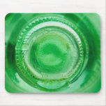 Green bottle background mousepad