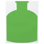green bottle icon full color flyer