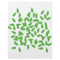 green bottles icon personalized flyer