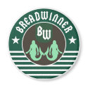 Green Breadwinner Magnet
