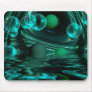 Green bubblered background mouse mats