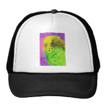 Green Budgie Mesh Hat