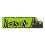 Green Bumper Art bumper stickers
