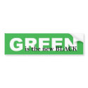Green bumper stickers