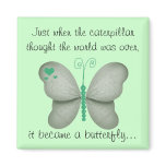 Green Butterfly Magnet