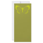 Green Butterfly Full Color Rack Card