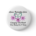 Green Butterfly Rep Logo Button