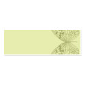 Green Butterfly & Stripe business cards
