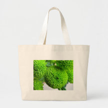Green Button mums Tote Bag