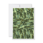 Green Camo Invitation-Surprise Party