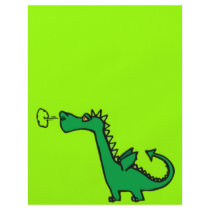 Green Cartoon Dragon Custom Flyer