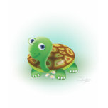 Green cartoons turtle t-shirts