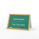 Green Chalkboard Greeting - Customisable cards