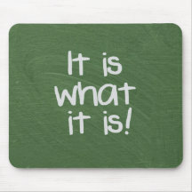 green chalkboard mousepad