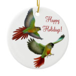Green Cheek Conure Parrots Ornament