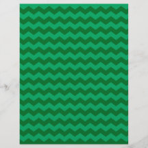green chevrons personalised flyer