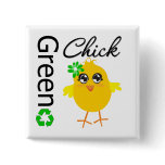 Green Chick buttons