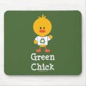 Green Chick Mousepad