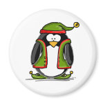 Green Christmas Elf magnets
