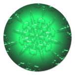 Green Christmas Sticker