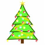green christmas tree acrylic ornament acrylic cut outs
