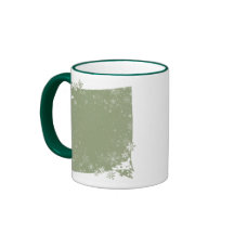 Green Christmas Tree Frame Mug