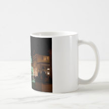 Green Christmas Tree light Coffee Mug
