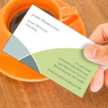 Green Circles Business Card business cards
