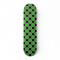 Green circles on black