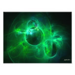 Green Circles Photographic Print