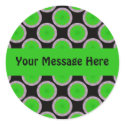 Green Circles stickers