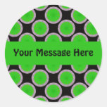 Green Circles Sticker