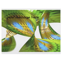 green-circles, your message here personalized flyer