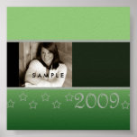 GREEN CLASS OF 2009 AUTOGRAPH PHOTO POSTER KEEPSAK