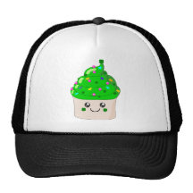 Green Clover St Patricks Day Cute Cupcake Hats