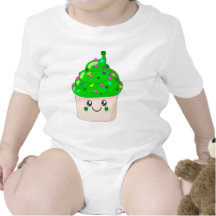 Green Clover St Patricks Day Cute Cupcake Shirt