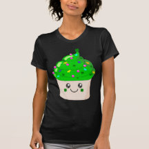Green Clover St Patricks Day Cute Cupcake T-shirts