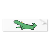 Green crocodile