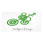 Green Crop Circles - Intelligent Design photo cards